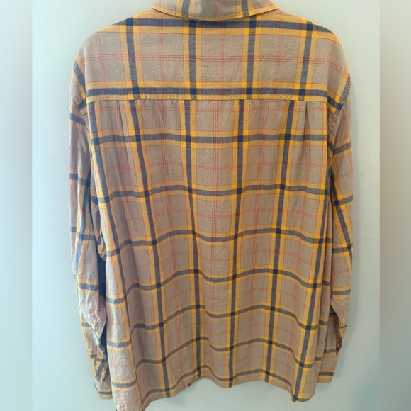 REI Cooperative Shirt Plaid Button Up Outdoor Fall Hiking Mens XXL cotton hemp - Picture 2 of 6